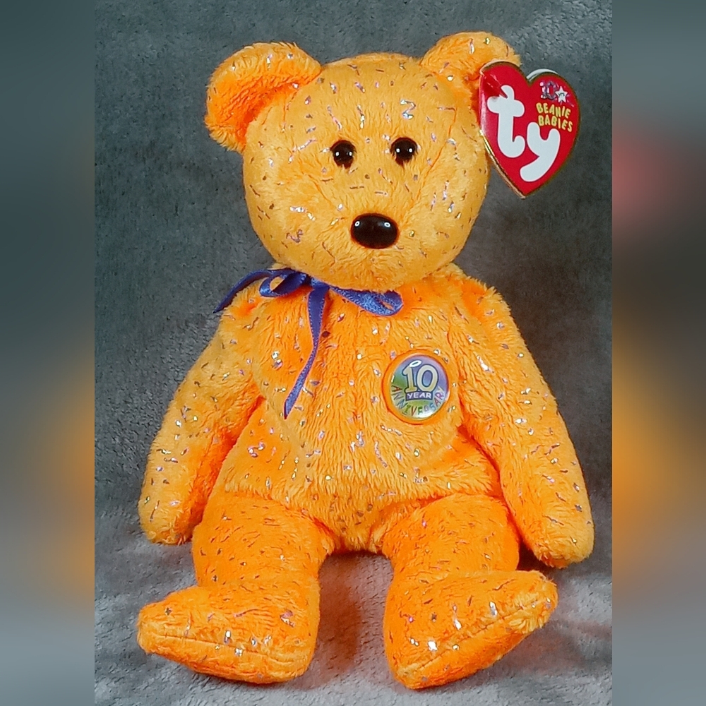 DECADE (ORANGE) BEANIE BABY